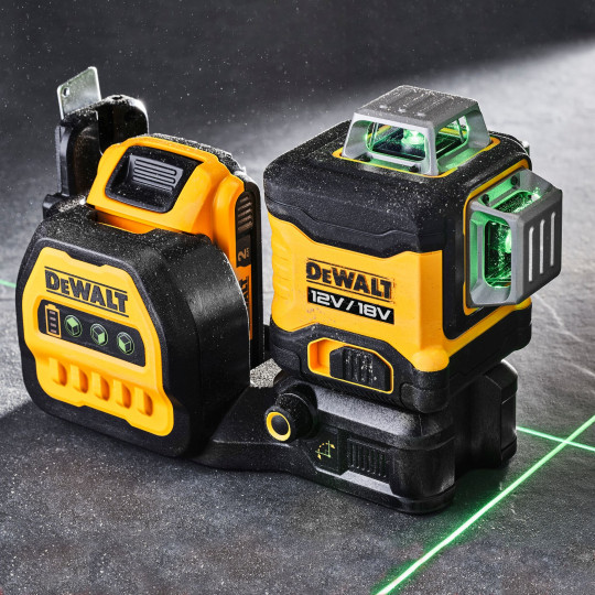 Niveau Laser Multilignes 3X360 XR 12V 18V Faisceaux Vert Dewalt