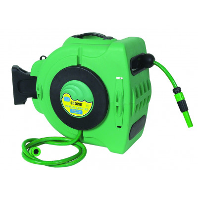 Enrouleur de tuyau d'eau automatique orientable - 20 m - Sodise | 18441