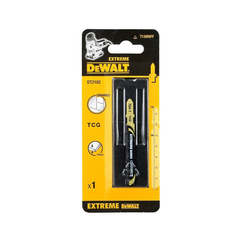 Lames scie, Céramique (T130RIFF) (1 pcs) DEWALT  DT2102