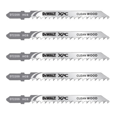 Lames scie sauteuse XPC HCS T101D (5x) DEWALT  DT2209