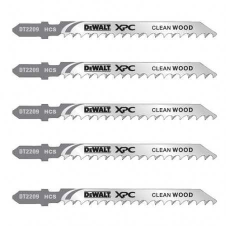 5 Lames De Scie Sauteuse DeWalt Pour Bois Et Métal, Tige En T, Coupes Rapides - 6