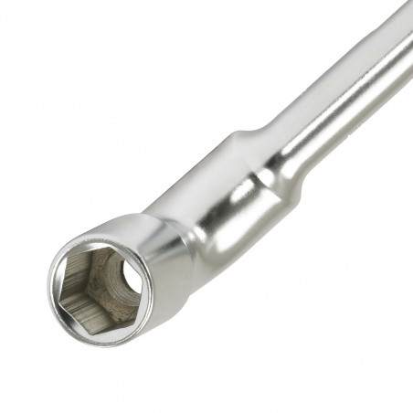 Clé à pipe débouchée CHROMEmat 21 mm - 6 x 6 pans - KSTools | 517.0421