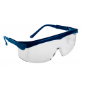 Lunettes de sécurité, Monture PIVOLUX bleue - Oculaire incolore- 60325 LUX OPTICAL