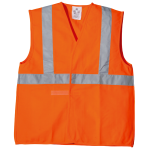 Gilet hi-viz orange bande baudrier, cl. 2.2, 70236 Coverguard