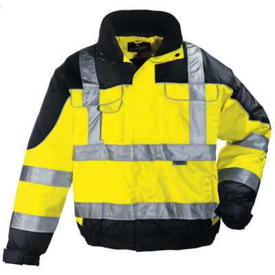 Blouson AIRPORT Breathane hi-viz jaune/marine, 7AIBY Coverguard