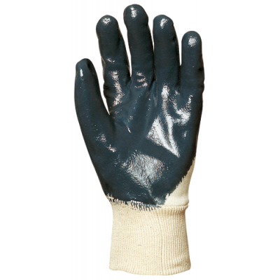 Gants en Nitrile bleu dos aéré, économique - Eurotechnique