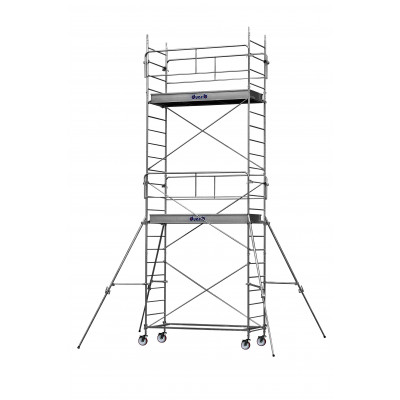 Echafaudage roulant acier Altitude AC 250 - Longueur 2,50 m Hauteur de travail 4,90 m – Duarib | 11.253
