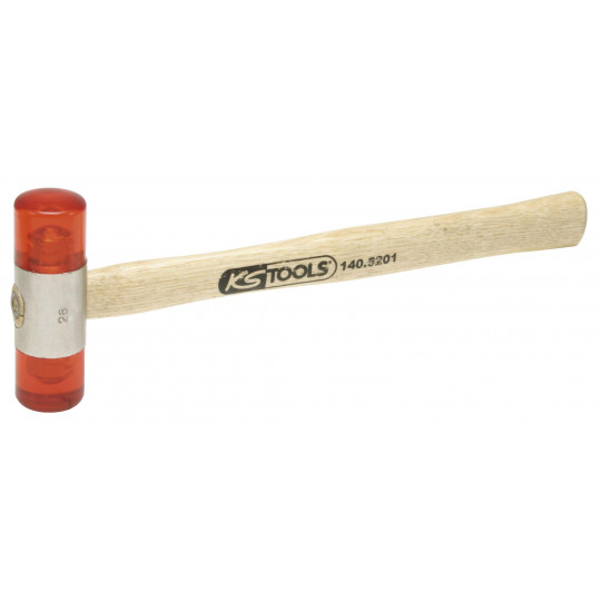 Maillet En Plastique BRILLIANT TOOLS BT071925 – Diamètre 32 Mm, Manche En Frêne, Pour Atelier Et Chantier