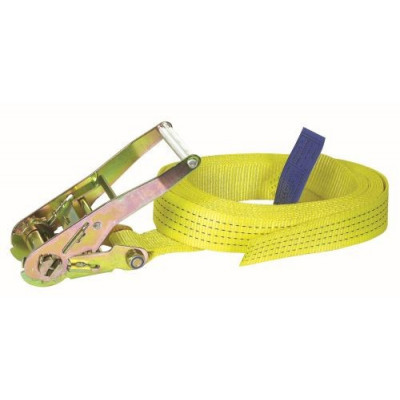 Sangle d'arrimage 50 mm – longueur 7m - 4t avec cliquet - Sodise | 18385
