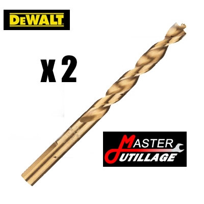 Forets Métal HSS- G (2 pièces) EXTREME Ø 3,5mm - L:70mm DEWALT - DT5041