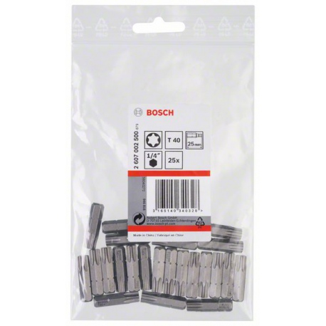 Embout de vissage qualité extra-dure Accessoire Bosch pro outillage 2607002500
