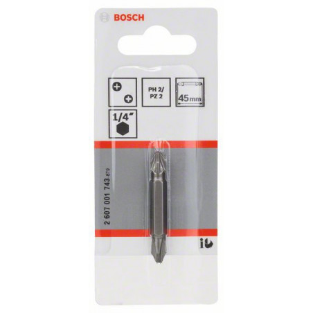 Embout de tournevis double Accessoire Bosch pro outillage 2607001743