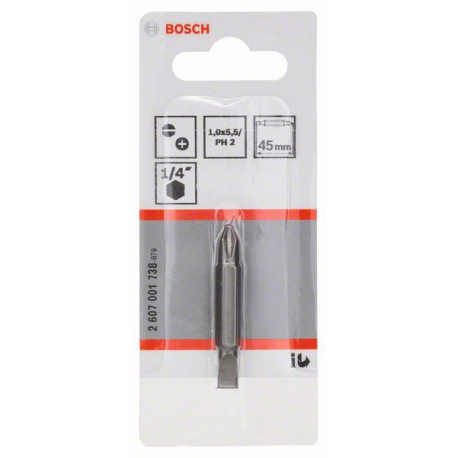 Embout de tournevis double Accessoire Bosch pro outillage 2607001738