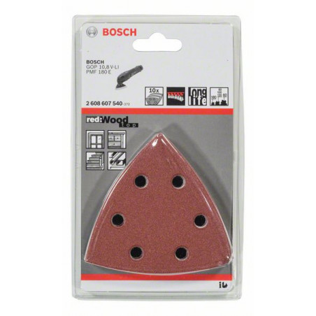 Feuille abrasive C430, pack de 10 Accessoire Bosch pro outillage 2608607540