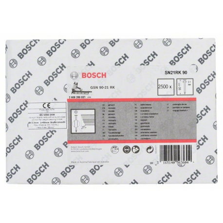 Clou en bande tête ronde SN21RK 90 Accessoire Bosch pro outillage 2608200031