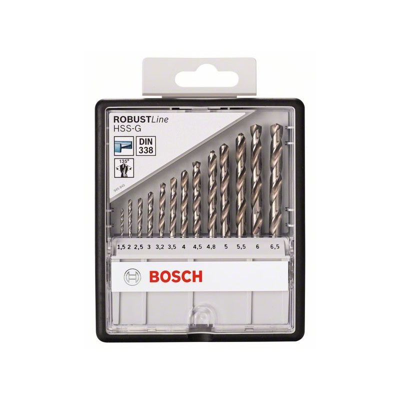 Forets à métaux Robust Line HSS-G 135°, set de 13 pièces Accessoire Bosch pro outillage 2607010538