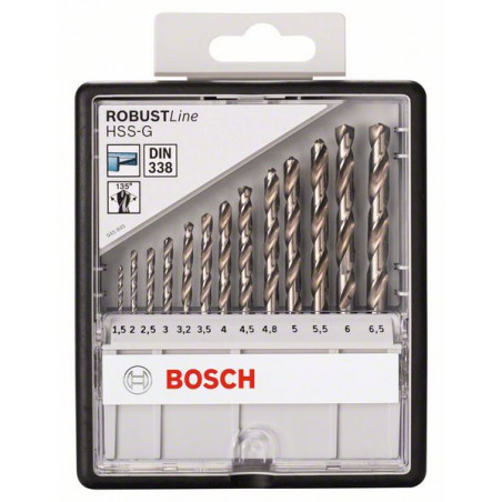 Forets à métaux Robust Line HSS-G 135°, set de 13 pièces Accessoire Bosch pro outillage 2607010538