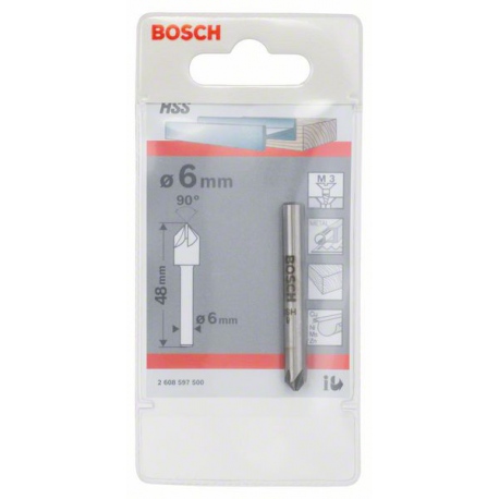 Fraises à noyer coniques Accessoire Bosch pro outillage 2608597500