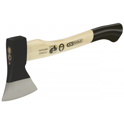 Hachette canadienne, tete 600 G, manche HICKORY maintenu avec coins en acier KS Tools | 140.2062