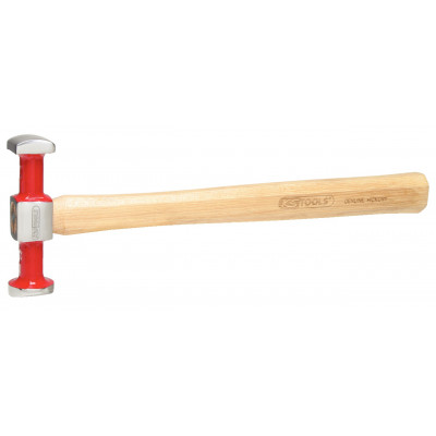 Marteau à débosseler rond et angulaire en acier manche HICKORY - KS Tools | 140.2130
