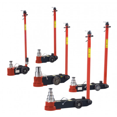 Cric hydropneumatique 40T/20T long - 0,8-1,2Mpa KS Tools | 160.0742