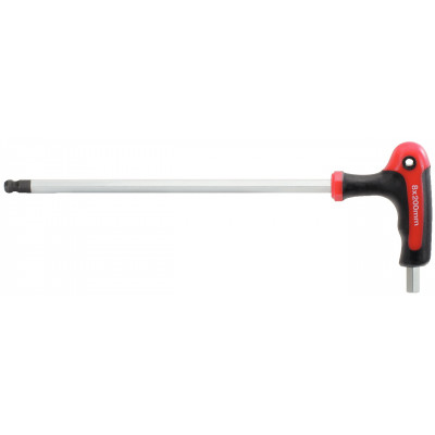 Clé mâle 6 pans à tête sphérique à poignée en T sur support, 2,5 mm KS Tools | 151.8131-E