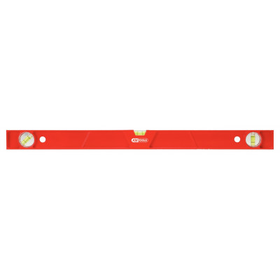 Niveau rectangulaire à double semelle alu KS avec 2 fioles - 80 cm - KS Tools | 204.4810