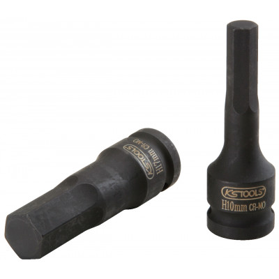 Douille mâle à chocs 6 pans 1/2'', L.75 mm - 5 mm KS Tools | 911.0925
