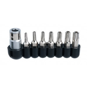 Embout TS Percé KS Tools 911.3103 - T20 - 6.35mm - Pour Visseuse Ou Manuel - Chromé