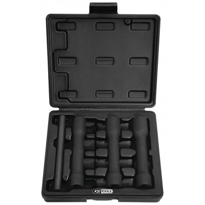 Coffret spécial écrous abîmés 1/2'' - 17, 19, 21 mm + chasse axe KS Tools | 913.1290