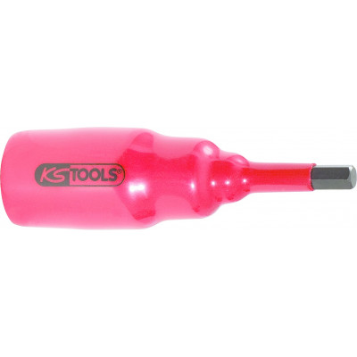 Douille tournevis isolée 6 pans 3/8" 4 mm - KS Tools | 117.1735