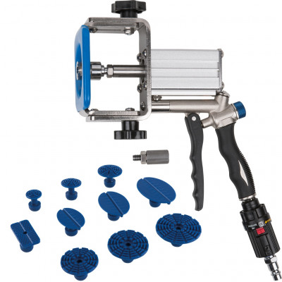 Coffret professionnel d'extracteur de bosses pneumatique - KS Tools | 140.2520