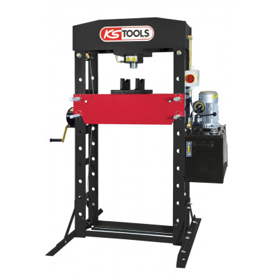 Presse hydraulique d'atelier 50 tonnes motorisée - KS Tools | 160.0116