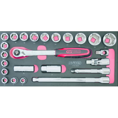 Coffret de douilles et accessoires KS TOOLS Ultimate - 44 pcs - 922.0644 -  Espace Bricolage