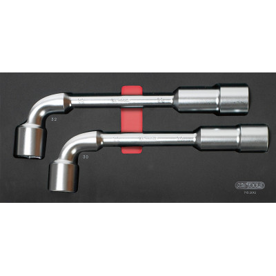 Module de clés à pipe débouchées 6 pans, 2 pièces - KSTools | 713.2012