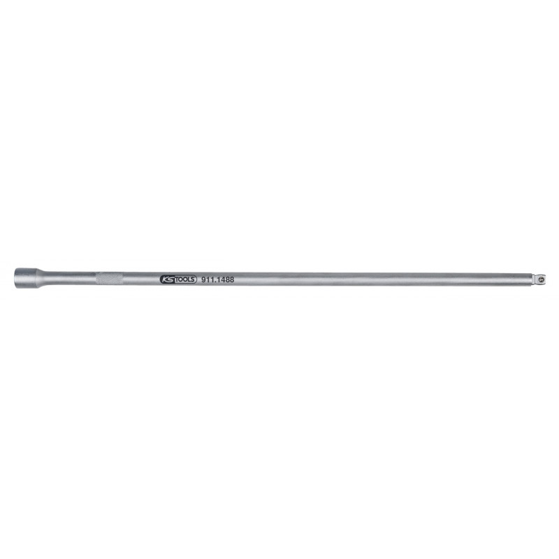 KS Tools 911.1488 1/2" XXL Kipp-Verlängerung 600 Mm – Mit Kugelfangrille Und Kippwinkel Von 8° Pro Seite