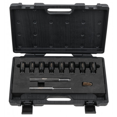 Coffret de démontage d'écrous antivol, 10 pièces - KS Tools | 913.1480