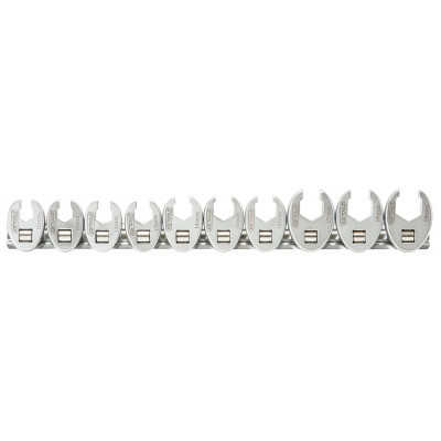 Jeu de 10 clés QFC 3/8" KS, 10-11-12-13-14-15-16-17-18-19 mm -sur rail - - KS Tools | 913.3800