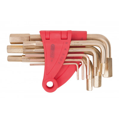 Jeu de clés mâles sur support BRONZEplus, 8 pièces - KS Tools | 963.1512