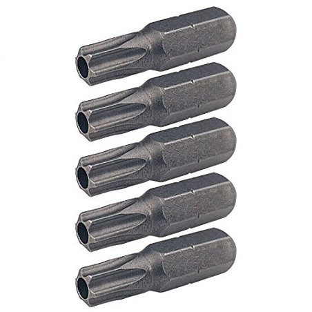 5 embouts de vissage KS TORX percé 25 - entraînement 6,35 mm, longueur25 mm - b - KS Tools | 911.2292