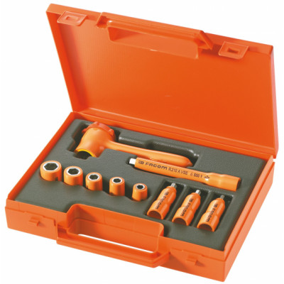 Module de 42 outils isolés série FACOM - Outils isolés - Noir - Jeu de  pinces - Protection électrique