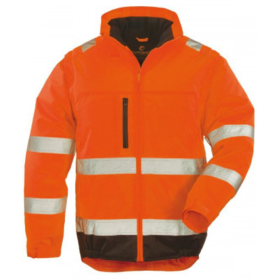Veste 2 en 1 HI-WAY Xtra - polyester - orange et noire - Coverguard | 7HWXO
