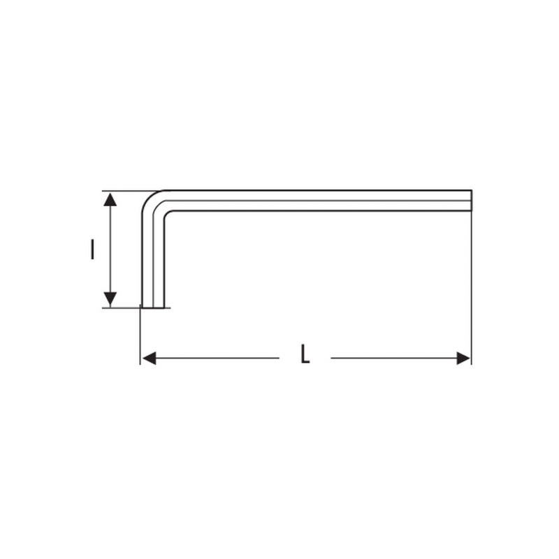 E113915 Expert Clés mâles 6 pans courtes métriques
