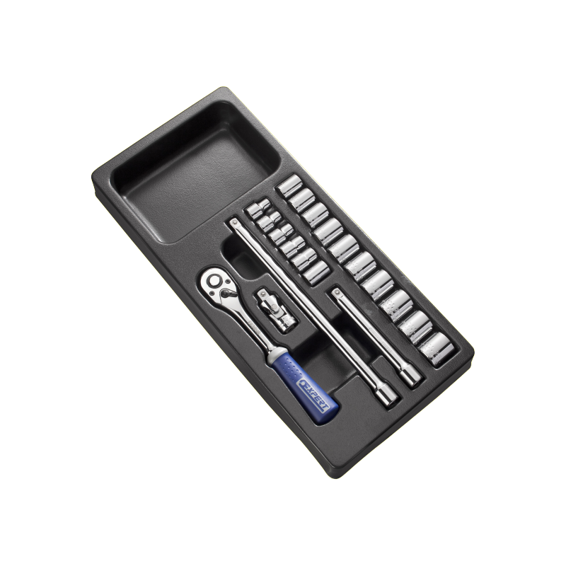 E194678 Expert Module de douilles et accessoires 3/8" métriques - 20 pièces