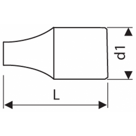 E113851 Expert Douille 3/8" porte-embouts 1/4"
