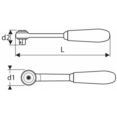 E034601 Expert Cliquet 1''