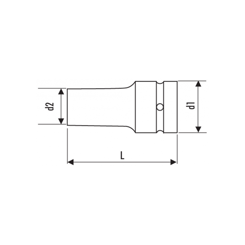 E041303 Expert Douilles longues impact 3/4" - métriques
