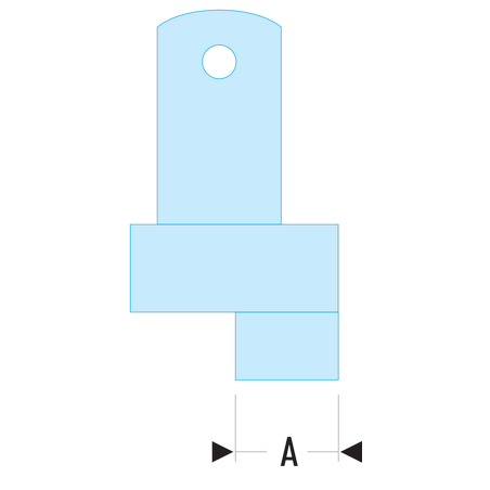 118.EC6 Facom 118.EC - Jeux de 2 ergots de rechange pour clé 118A