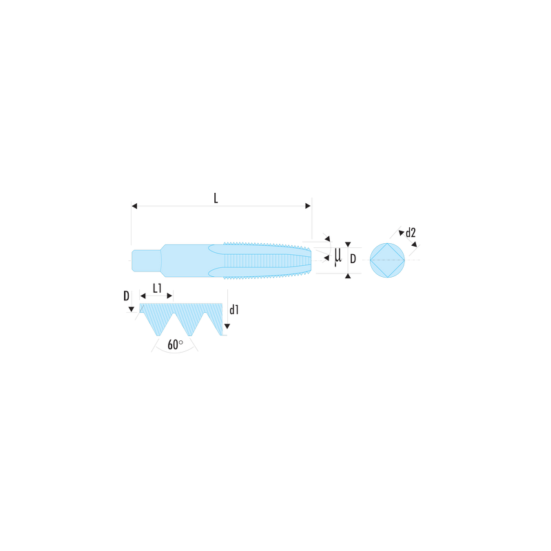 227.16X200T3 Facom Tarauds standards
