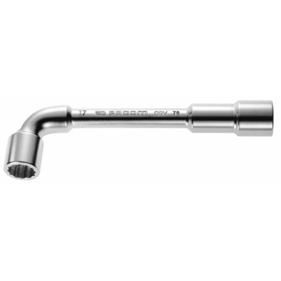 76.7 Facom Clés à pipe débouchées forgées 12 pans x 6 pans métriques